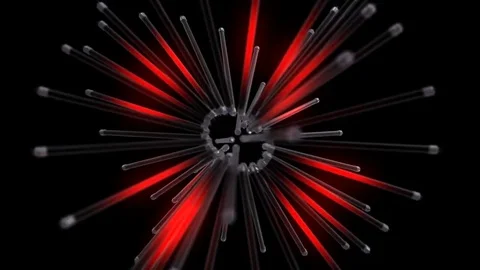 Neon Structures - Seamless VJ Loop Stock Footage 73361063