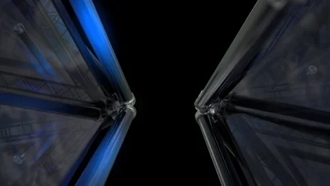 Neon Structures - Seamless VJ Loop Stock Footage 73361160