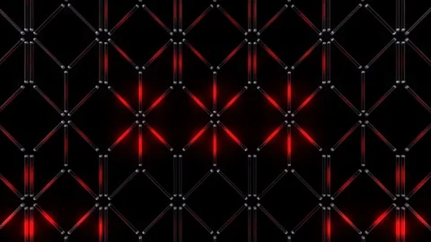 Neon Structures - Seamless VJ Loop Stock Footage 73361580