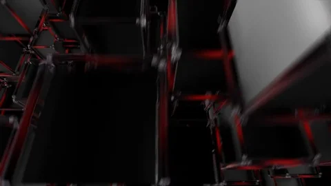 Neon Structures - Seamless VJ Loop Stock Footage 73362357