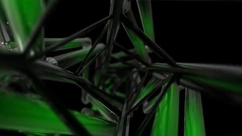 Neon Structures - Seamless VJ Loop Stock Footage 73363314