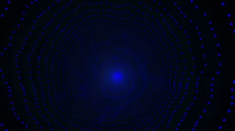 Neon techno tunnel. Fly in endlessness tube. 4k UHD Seamless Looped animation Stock Footage 61490352