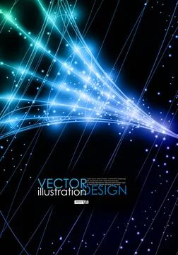 Neon Technology Background. Neon Technology Background. Vector Illustratio... 스톡 사진