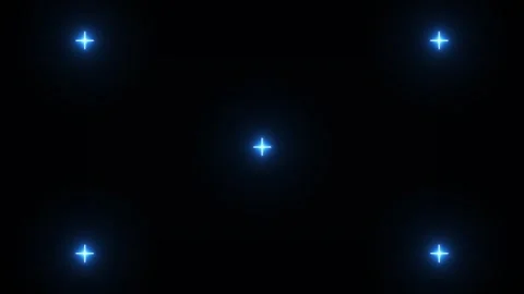 Neon technology hologram frame border animation isolated on black background Stock Footage 321648834