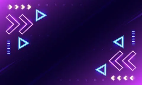 Neon template background design concept Stock Illustration