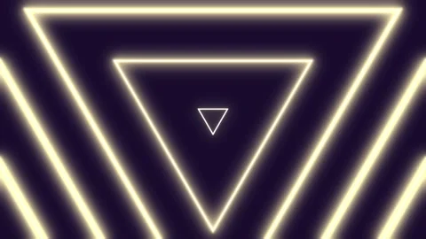 Neon triangle background animation. Stock Footage 332106507