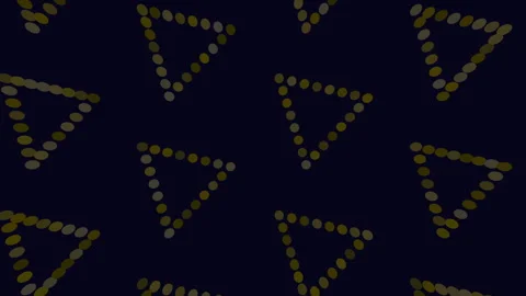 Neon Triangle On A Dark Background Stock Footage 247235766