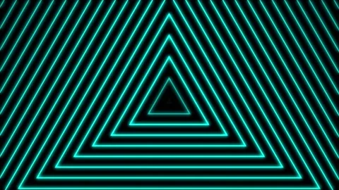 Neon Triangle Echo 01 Stock Footage 150187546