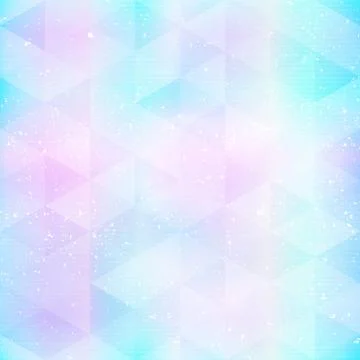 Neon triangle seamless pattern with grunge effect Stock Illustration