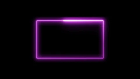 Neon triangle zoom in 4K LOOP purple Stock Footage 105790210