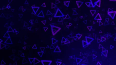 Neon Triangles Motion Background Stock Footage 160907959