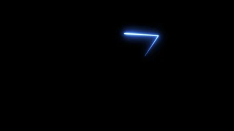 Neon triangles zoom in rotation 4K lOOP blue Stock Footage 105354075