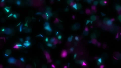 Neon Triangular Electric Techno Lights. Blue and Pink Laser . Seamless loop Stock Footage 105111070