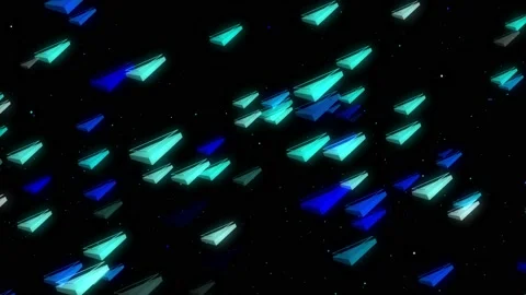 Neon Trigon Background 01 Vidéo 155519532