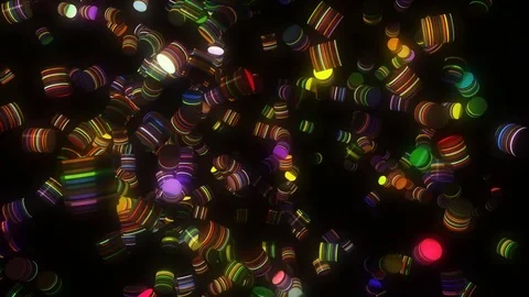 Neon Tubes Space Stock Footage 79447941