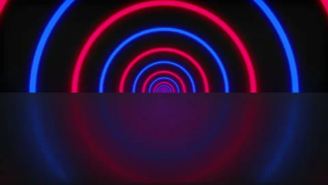 Neon tunnel background.loop animation.4K video. Stock Footage 166173449