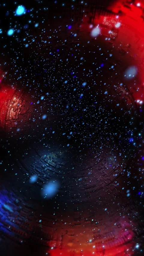 Neon tunnel Stock Footage 303225642