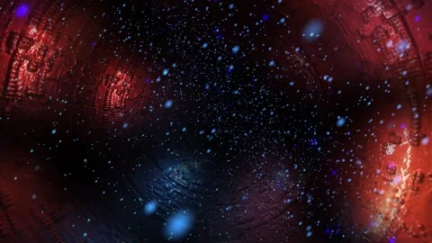 Neon tunnel Stock Footage 303227452