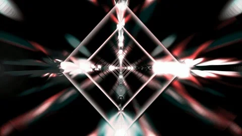 Neon tunnel motion background in 4k uhd 60fps suitable for vjloops and live Stock Footage 331033741