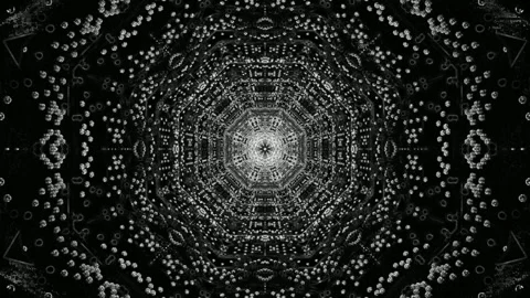 Neon tunnel vj loop motion background in 4k uhd 60fps for live wallpaper use 스톡 동영상 330978790