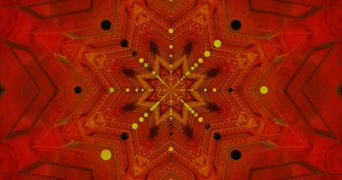 Neon tunnel vjloop with bright patterns and moving lights for background and 스톡 동영상 330978876