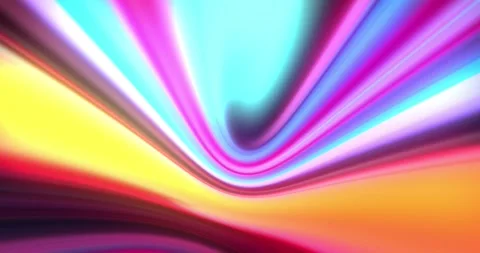 Neon Twisted Gradient Animation Background. Holographic twisted yellow Pink.. Stock Footage 226618260