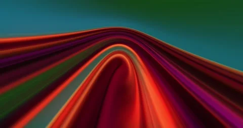 Neon Twisted Gradient Animation Background. Holographic dark red green oran.. 스톡 동영상 226620922