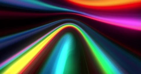 Neon Twisted Gradient Animation Background. Holographic twisted Bright red .. Stock Footage 226639921