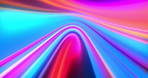 Neon Twisted Gradient Animation Background. Holographic twisted red bright .. Stock Footage 226641447