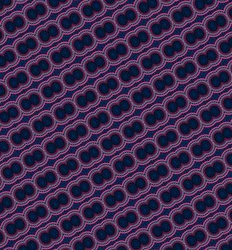 Neon vampire tech: patterned wallpaper-style design in abyss blue, dark plu.. Stock Illustration