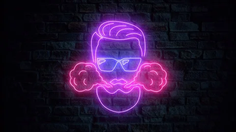 Neon. Vape Stock Footage 122640429