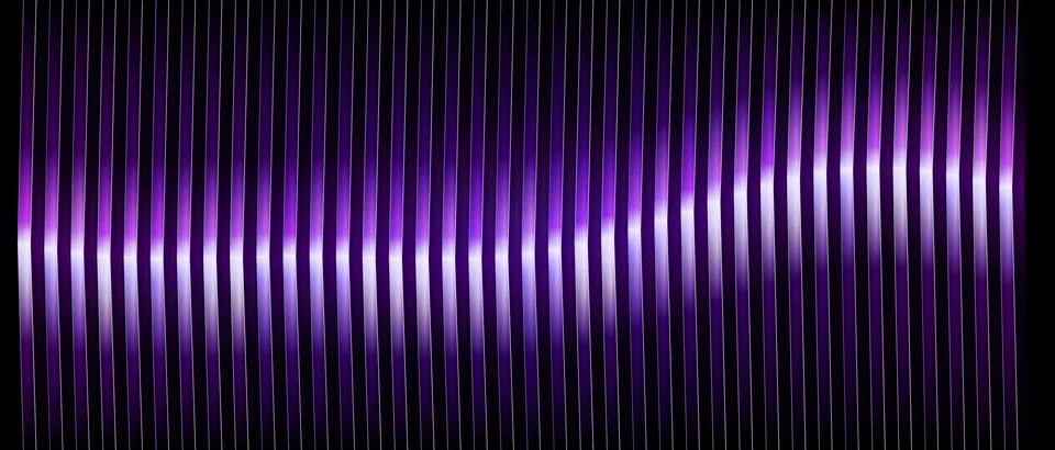Neon Violet 3D Louver Panel Blinds Shadow Background 库存插图