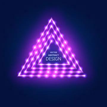Neon violet sign Illustration