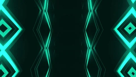 Neon visual led lights animation abstract background Stock Footage 262590686