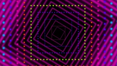 Neon VJ Loop Background. Full HD Stock Footage 71696326