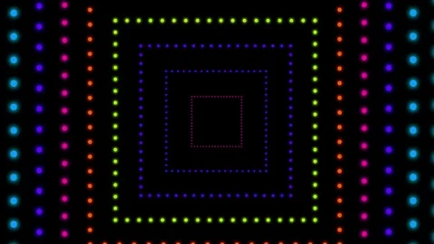 Neon VJ Loop Background. Full HD Stock Footage 71696373