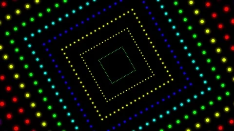 Neon VJ Loop Background. Full HD Stock Footage 71696494