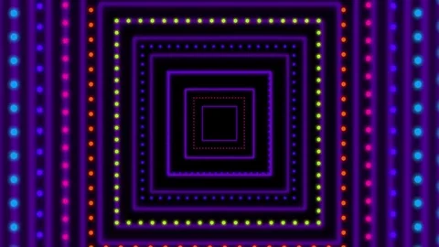 Neon VJ Loop Background. Full HD Stock Footage 71844602