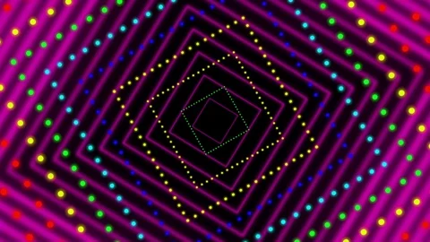 Neon VJ Loop Background. Full HD Stock Footage 71844904