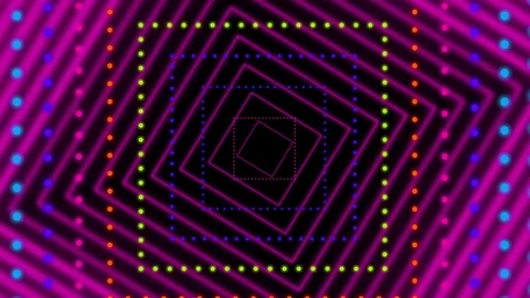 Neon VJ Loop Background. Full HD Stock Footage 71845024