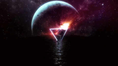 Neon VJ Loop Stock Footage 241144324