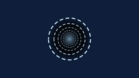 Neon Vortex Title Animation Seamless Loop Stock Footage 342669307