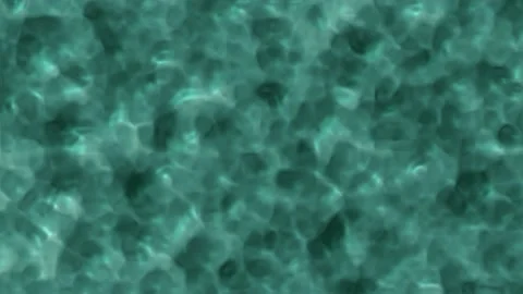 Neon Water Super Slow Motion Abstract Teal Neon Water Stock Footage 183443003