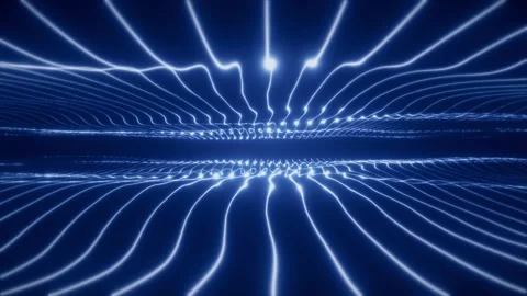 Neon wave background Stock Footage 287948379