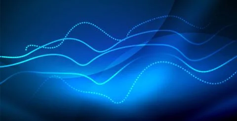 Neon wave background イラスト素材