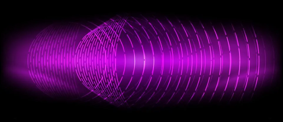 Neon wave lines with blend effect. Vector Illustration For Wallpaper, Banner 스톡 일러스트