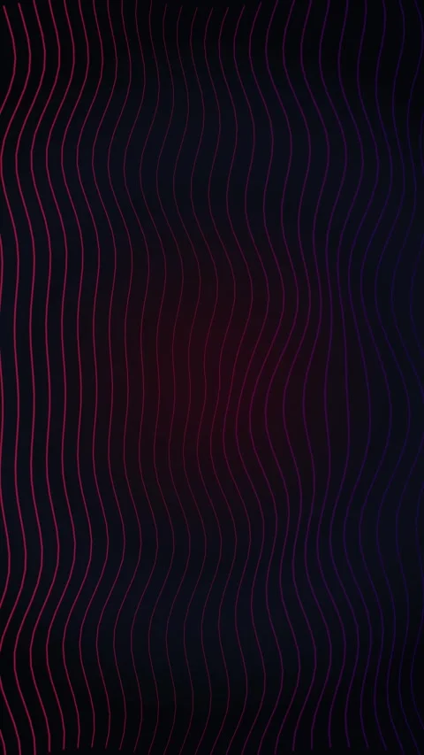 Neon wave pattern flowing on dark background abstract digital motion graphi.. Stock Footage 347977595