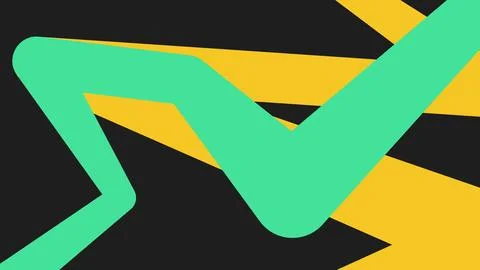 Neon wave strike background Stock Illustration