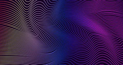 Neon waves Stock Illustration