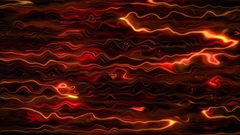 Neon Waves: Mesmerizing Electric Ocean Animation (looping background) Stock Footage 237797838